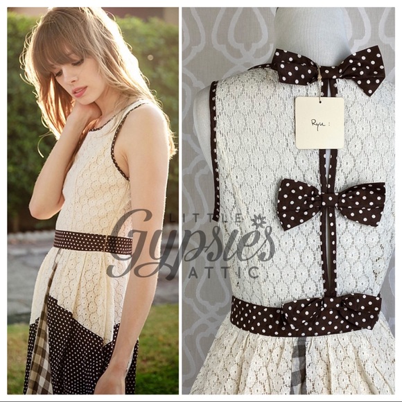 Ryu Farmhouse Multi Print and Bow Dress - Picture 13 of 14